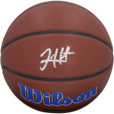 Мяч с автографом Josh Hart New York Knicks Fanatics Authentic Wilson Team Logo