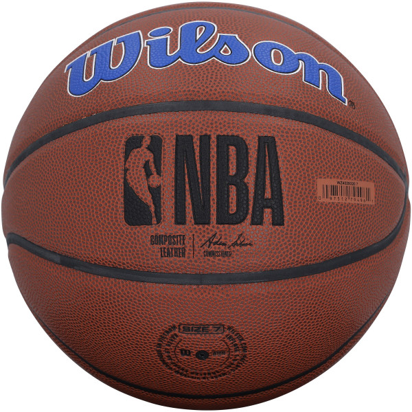 Мяч с автографом Josh Hart New York Knicks Fanatics Authentic Wilson Team Logo