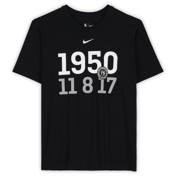 Detroit Pistons Fanatics Authentic Team-Issued Black Pioneer Classic Short Sleeve Shirt from the 2025-26 NBA Season