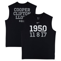 Detroit Pistons Fanatics Authentic Team-Issued Black Pioneer Classic Sleeveless Shirt from the 2025-26 NBA Season - Size XL