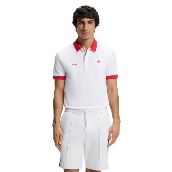 Поло England Hugo Boss Lux Paddy - White