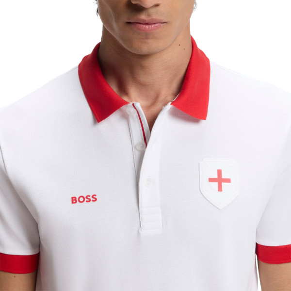 Поло England Hugo Boss Lux Paddy - White