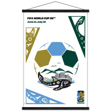 FIFA World Cup 2026 Vancouver 22.375 x 34 Hanger Frame Poster
