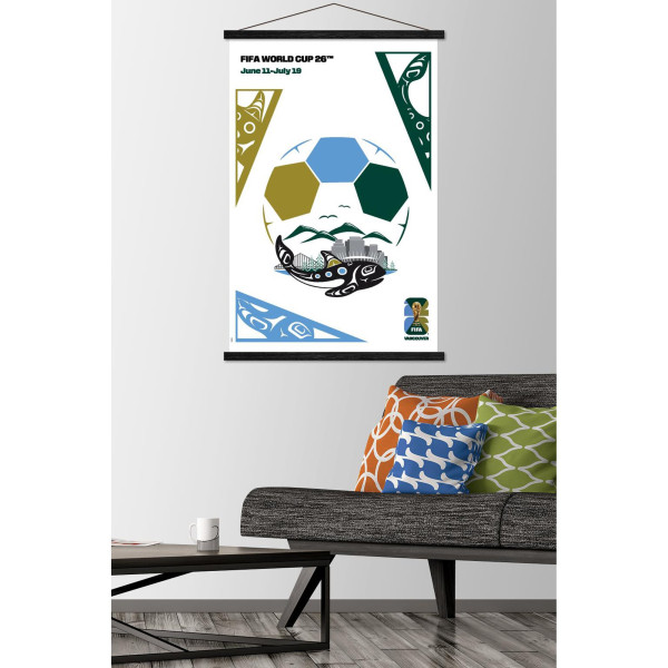 FIFA World Cup 2026 Vancouver 22.375 x 34 Hanger Frame Poster