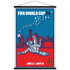FIFA World Cup 2026 Dallas 22.375 x 34 Hanger Frame Poster