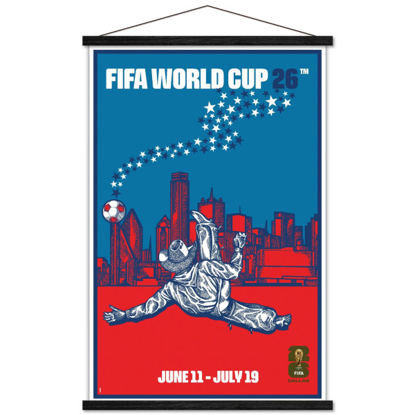 FIFA World Cup 2026 Dallas 22.375 x 34 Hanger Frame Poster