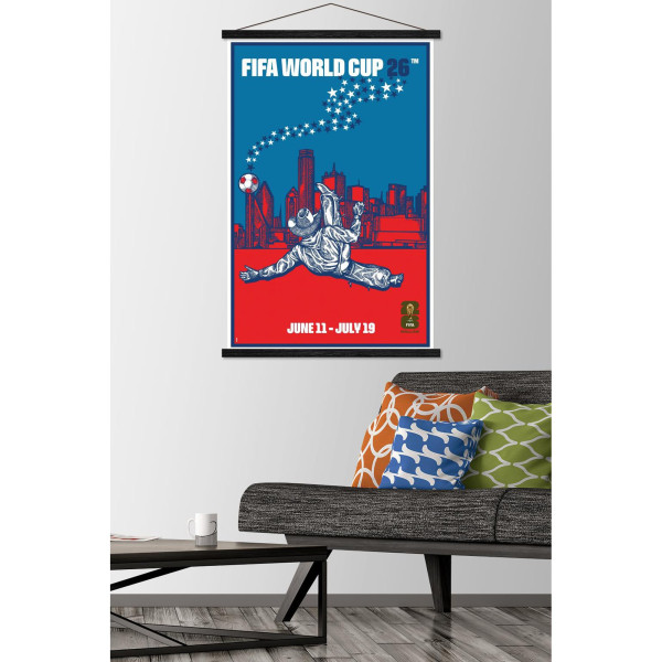 FIFA World Cup 2026 Dallas 22.375 x 34 Hanger Frame Poster