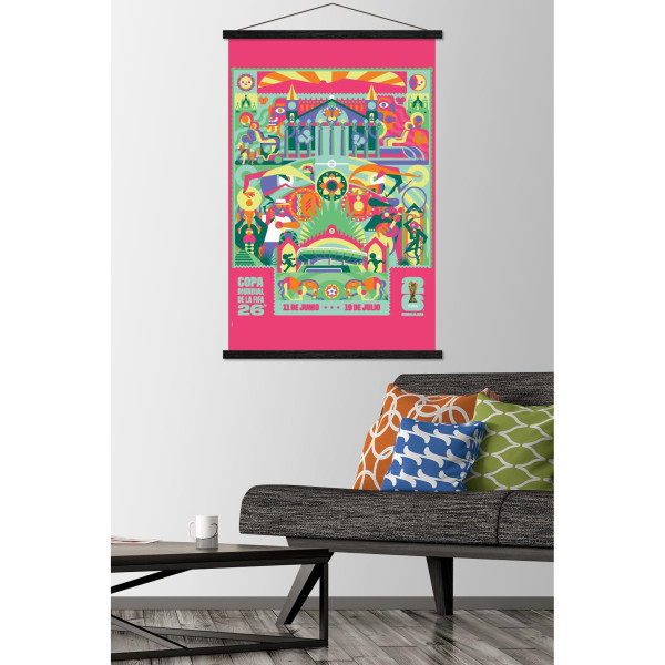 FIFA World Cup 2026 Guadalajara 22.375 x 34 Hanger Frame Poster