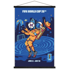 FIFA World Cup 2026 Houston 22.375 x 34 Hanger Frame Poster