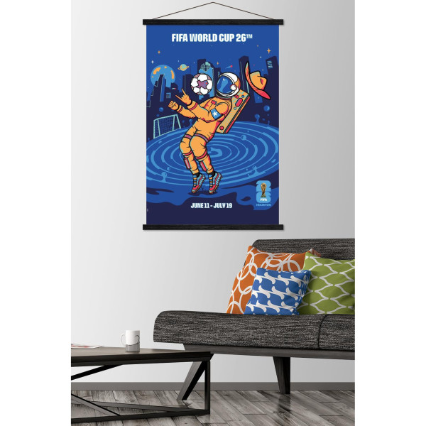 FIFA World Cup 2026 Houston 22.375 x 34 Hanger Frame Poster