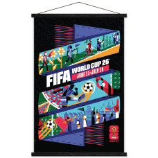 FIFA World Cup 2026 Kansas City 22.375 x 34 Hanger Frame Poster