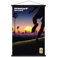 FIFA World Cup 2026 Los Angeles 22.375 x 34 Hanger Frame Poster