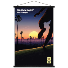 FIFA World Cup 2026 Los Angeles 22.375 x 34 Hanger Frame Poster