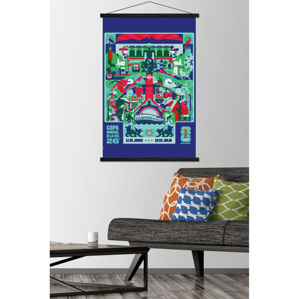 FIFA World Cup 2026 Monterrey 22.375 x 34 Hanger Frame Poster