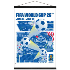 FIFA World Cup 2026 Philadelphia 22.375 x 34 Hanger Frame Poster