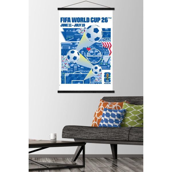 FIFA World Cup 2026 Philadelphia 22.375 x 34 Hanger Frame Poster