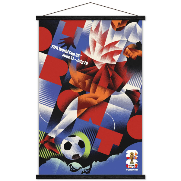 FIFA World Cup 2026 Toronto 22.375 x 34 Hanger Frame Poster