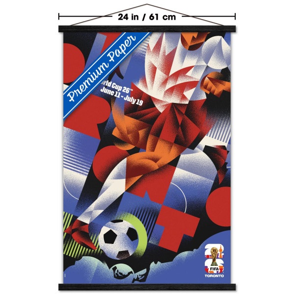 FIFA World Cup 2026 Toronto 22.375 x 34 Hanger Frame Poster