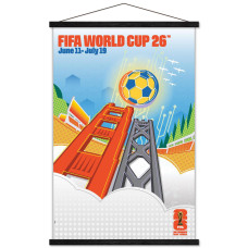 FIFA World Cup 2026 San Francisco Bay Area 22.375 x 34 Hanger Frame Poster