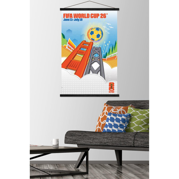 FIFA World Cup 2026 San Francisco Bay Area 22.375 x 34 Hanger Frame Poster