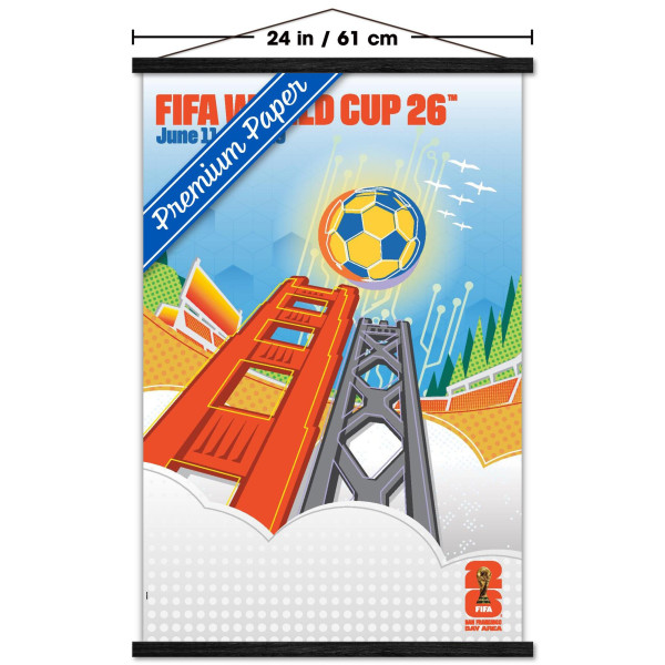 FIFA World Cup 2026 San Francisco Bay Area 22.375 x 34 Hanger Frame Poster