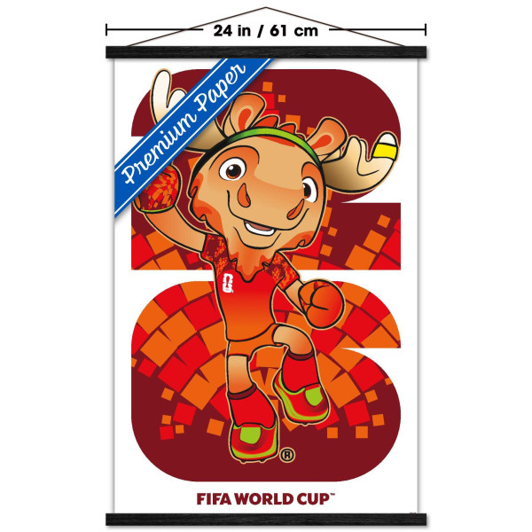 FIFA World Cup 2026 Maple 22.375 x 34 Hanger Frame Poster