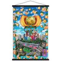 FIFA World Cup 2026 Atlanta 22.375 x 34 Hanger Frame Poster