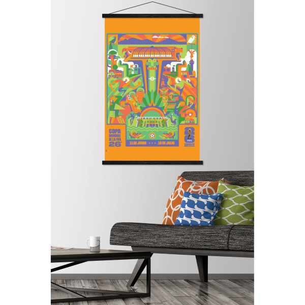 FIFA World Cup 2026 Ciudad de Mexico 22.375 x 34 Hanger Frame Poster