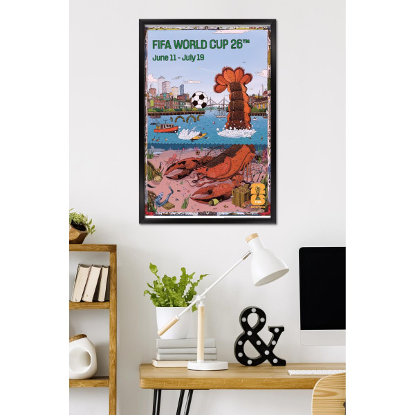FIFA World Cup 2026 Boston 22.375 x 34 Framed Poster