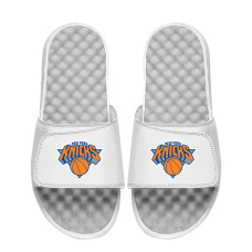 Unisex New York Knicks ISlide White Primary Logo Slide Sandals