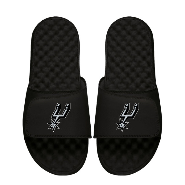 Unisex San Antonio Spurs ISlide Black Primary Logo Slide Sandals