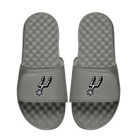 Unisex San Antonio Spurs ISlide Gray Primary Logo Slide Sandals