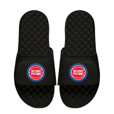 Unisex Detroit Pistons ISlide Black Primary Logo Slide Sandals