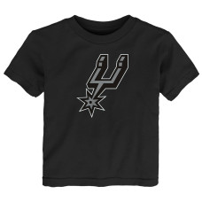 Детская San Antonio Spurs Outerstuff Black Primary Logo T-Shirt