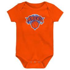 Детская New York Knicks Outerstuff Orange Primary Logo Bodysuit