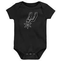 Детская San Antonio Spurs Outerstuff Black Primary Logo Bodysuit