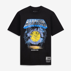 Футболка Golden State Warriors Mitchell & Ness Black Lightning