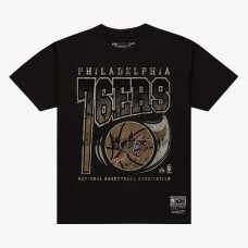 Футболка Philadelphia 76ers Mitchell & Ness Black Ball Out