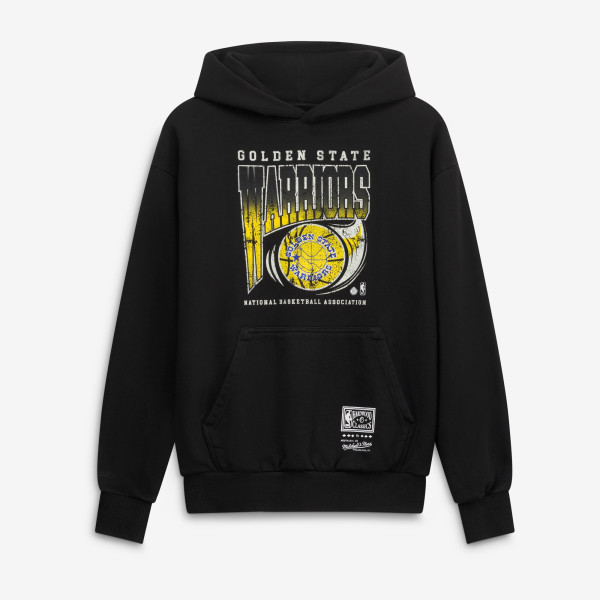 Толстовка Golden State Warriors Mitchell & Ness Black Ball Out