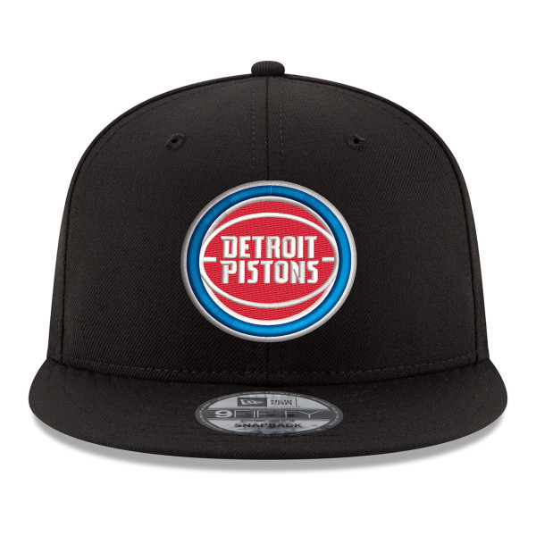 Бейсболка Detroit Pistons New Era Black 2026 NBA Playoffs 9FIFTY Snapback