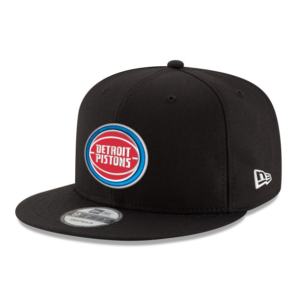 Бейсболка Detroit Pistons New Era Black 2026 NBA Playoffs 9FIFTY Snapback