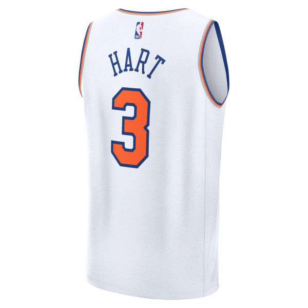 Джерси Josh Hart New York Knicks Fanatics Fast Break Replica - Association Edition - White