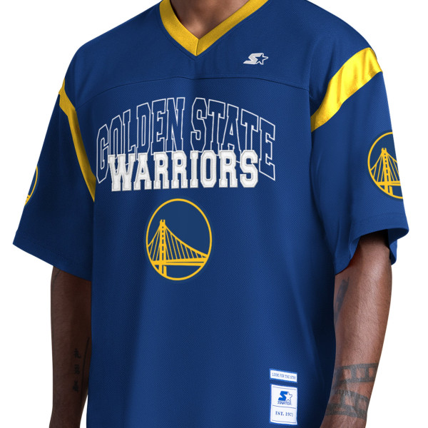 Футболка Golden State Warriors Starter Royal Game Day V-Neck