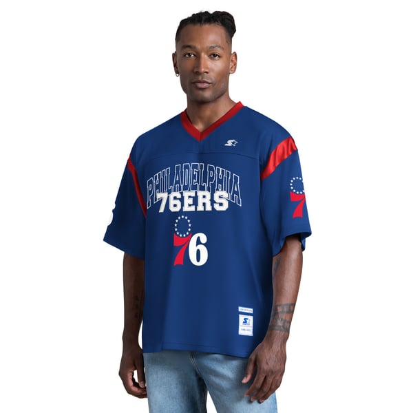 Футболка Philadelphia 76ers Starter Royal Game Day V-Neck