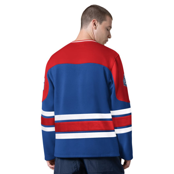Футболка Philadelphia 76ers Starter Royal Puck Drop Long Sleeve V-Neck