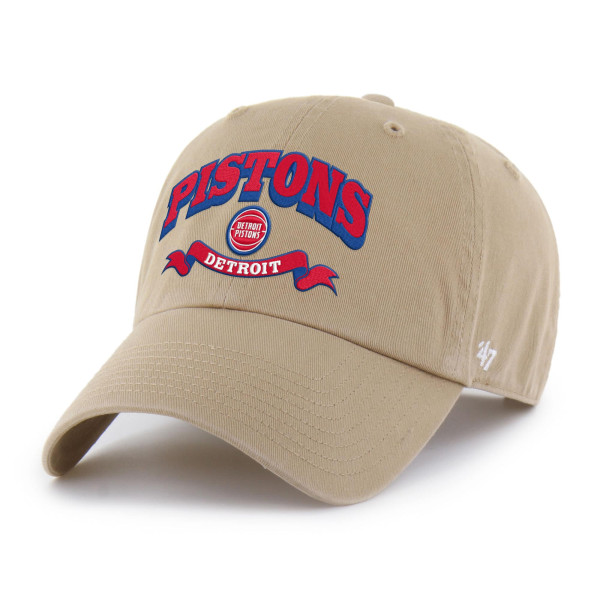 Бейсболка Detroit Pistons 47 Khaki Fast Break Chase Region Clean Up