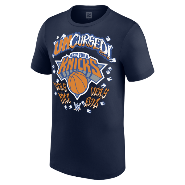 Футболка Danhausen x New York Knicks Navy Uncursed