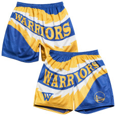 Шорты Golden State Warriors Chalk Line Royal Saw Blade Retro
