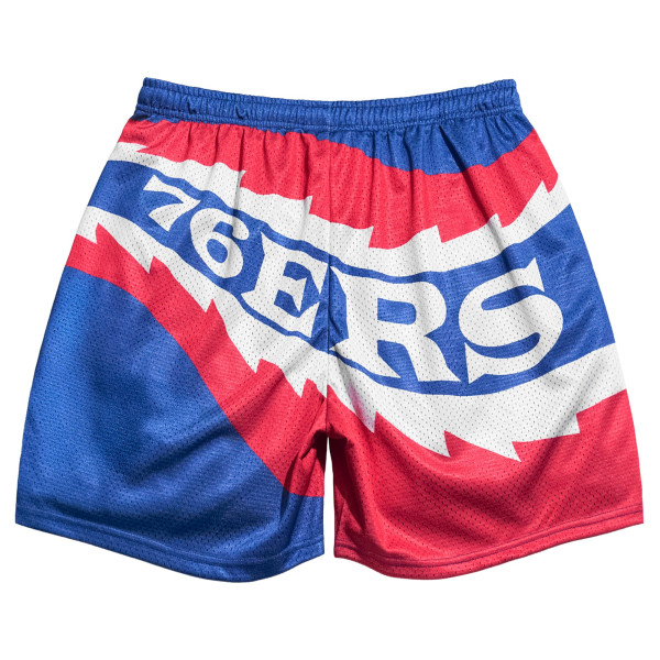 Шорты Philadelphia 76ers Chalk Line Blue Saw Blade Retro