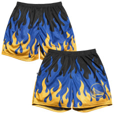 Шорты Golden State Warriors Chalk Line Black Flame